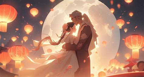 Premium Ai Image Tanabata Valentine S Day Couple Dating Cowherd And