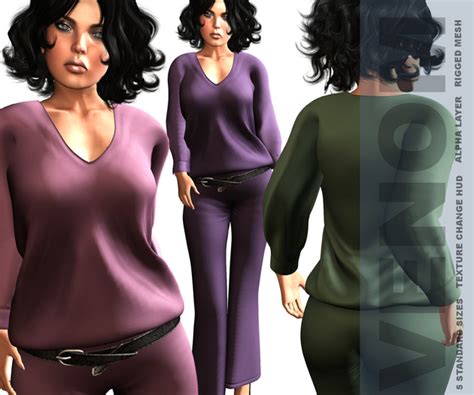 Second Life Marketplace Venom Boxed Abby Outfit