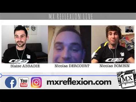 MX Reflexion Live Avec Nicolas Dercourt YouTube