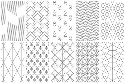 Simple Line Geometric Patterns | Simple geometric pattern, Geometric ...