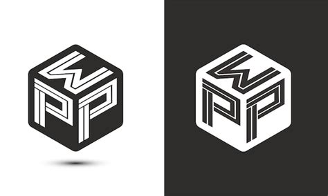 Premium Vector Wpp Letter Logo Design With Illustrator Cube Logo