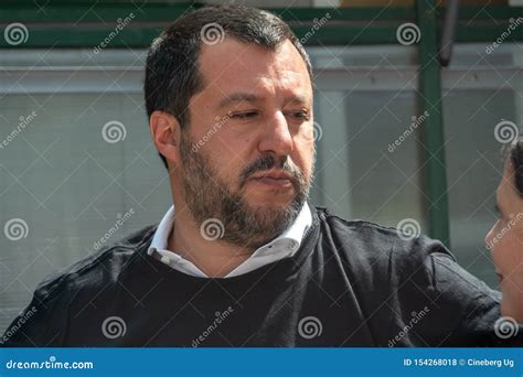 Italian Politician Matteo Salvini Editorial Stock Photo Image Of