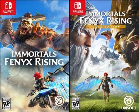 Check Out The Regular And Gold Edition Cover Art For Immortals Fenyx