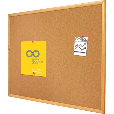 Quartet Classic Series Cork Bulletin Board 36 Height X 60 Width