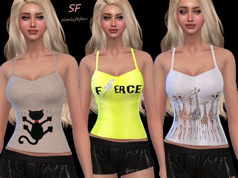 The Sims Resource Tankyou Tank Top