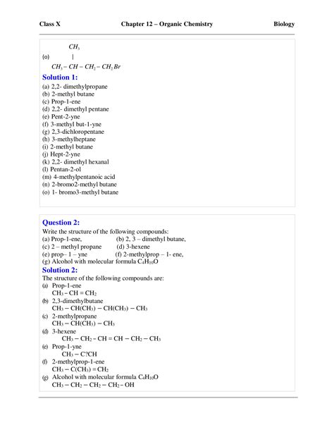 Selina Solutions Class Concise Chemistry Chapter Organic