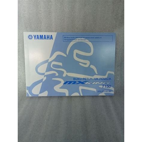 Jual Buku Petunjuk Pemilik Buku Petunjuk Pengguna Yamaha Jupiter Mx