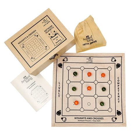 Buy Ancient Living Noughts And Crosses Board Game Kattam Vilayattu