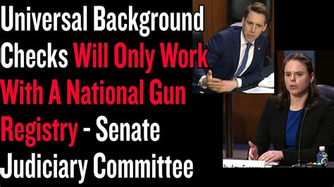 Universal Background Checks Will Only Work With A National Gun Registry