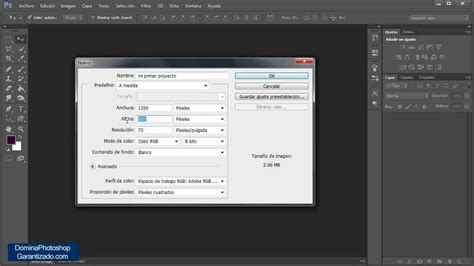 Cómo Crear Un Nuevo Documento En Photoshop Youtube