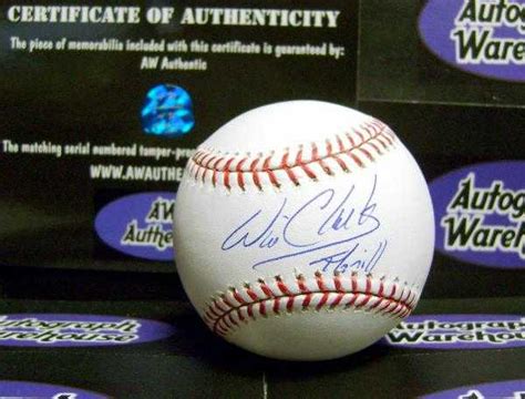 Will Clark autographed Baseball inscribed Thrill