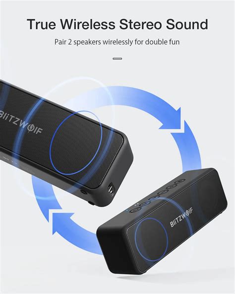 BlitzWolf W Series Wireless Bluetooth Speaker 30W Speaker With Larg