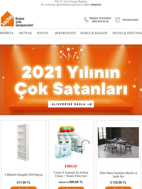 Koctas Tr 2021 Ylnn Ok Satanlar Milled