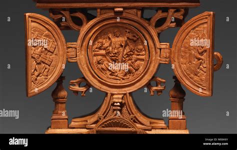 Miniature Altarpiece With The Crucifixion Met Dp Stock Photo Alamy