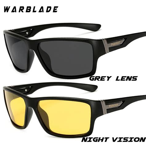 Warblade Culos De Sol Masculinos Vis O Noturna Prote O Uv400 Hd