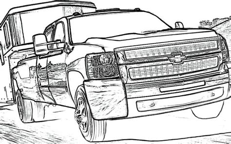 Dually Truck Coloring Pages Coloring Pages