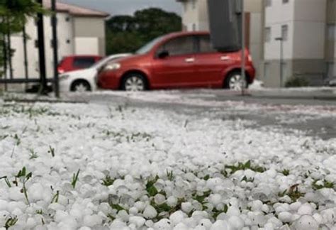 Tempestade Granizo Deixa Ruas Cobertas De Gelo Em Curitiba Mais Goi S