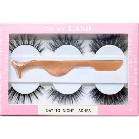 Köp Oh My Lash Faux Mink Strip Day to Night Set 3 par med applikator