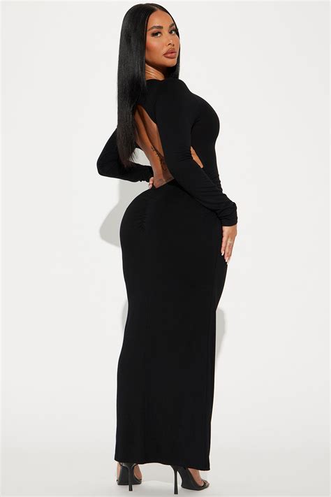 Secretly Sexy Maxi Dress Black Fashion Nova