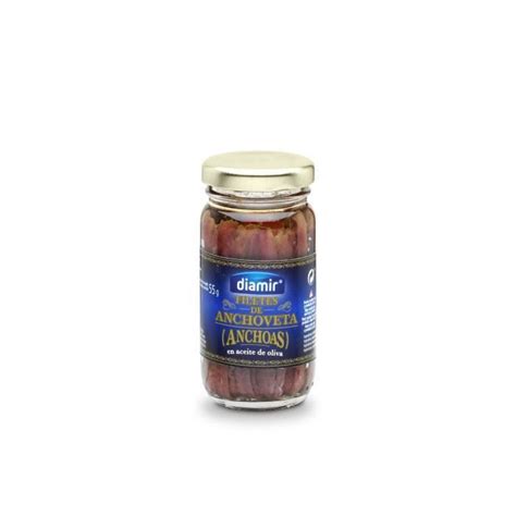 Diamir Filet anchois à l huile olive Bocal 90g Cdiscount Au quotidien