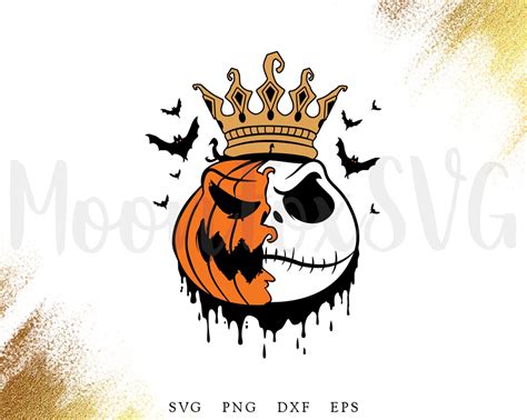 Pumpkin Jack Skellington Png Pumpkin King Svg Jack Etsy