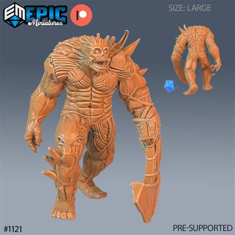 flesh horror undead golem epic miniatures mm  return