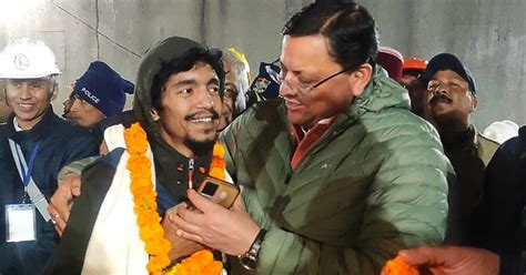 41 Rescued Workers Emerge Dazed And Smiling After 17 Days Trapped In