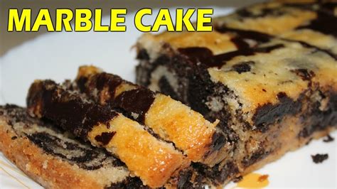 Super Soft And Spongy Chocolate Marble Cake चॉकलेट एगलेस मार्बल केक रेसिपी Eggless Marble