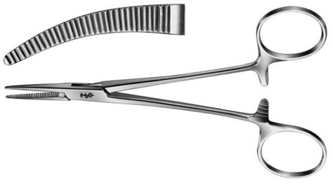 Ae Bh R Baby Crile Artery Forceps Curved Mm Austos