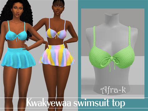 The Sims Resource Kwakyewaa Swimsuit Top