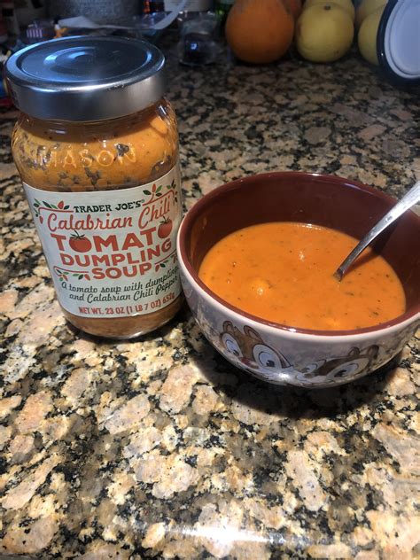 Calabrian Tomato Dumpling Soup Review Rtraderjoes