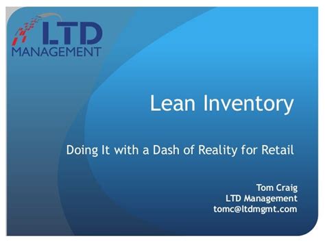 Lean Inventory Ltd