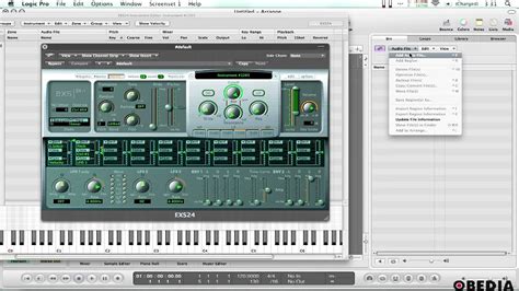 Use Your Sampled Sounds In Logic Pros Exs24 Sampler Youtube