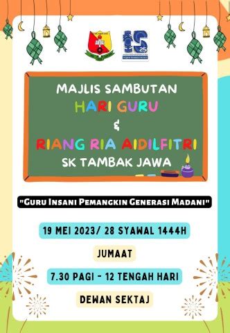 BUKU PROGRAM SAMBUTAN HARI GURU DAN RIANG RIA AIDILFITRI 2023 SeKTaJ