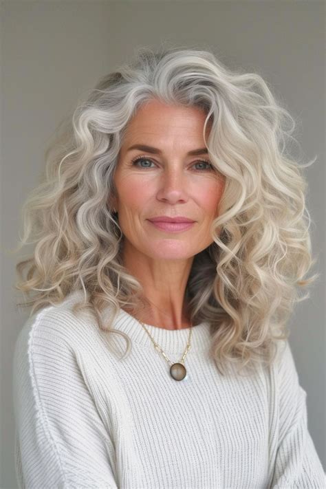 79 Curly Hairstyles For Women Over 60 In 2024 Long Gray Hair Hair