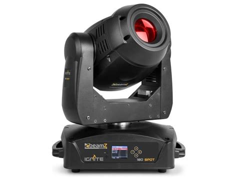 Beamz Ignite Cabeza Movil Spot Led Pcs En Flightcase