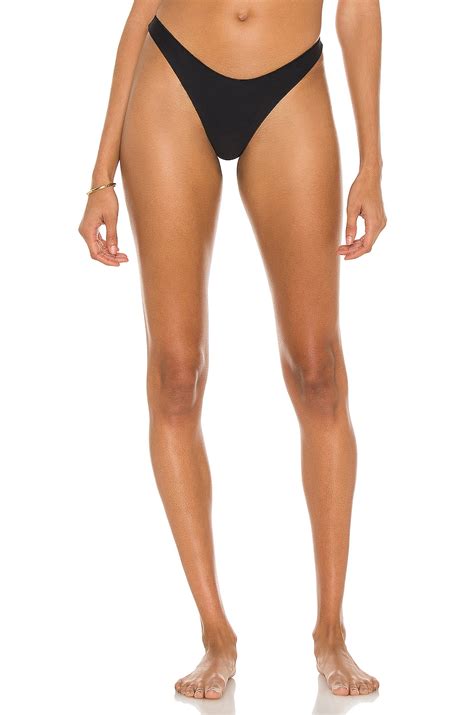 Tropic Of C Curve Bikini Bottom In Black Revolve