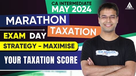 CA Inter May 24 Marathons Exam Day Strategy Maximize Your