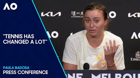 Paula Badosa Press Conference Australian Open Third Round Youtube