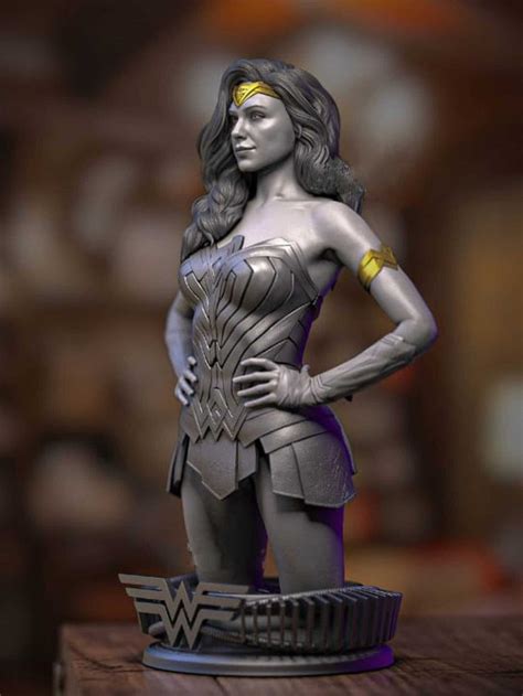 Wonder Woman STL File 3D Digital Printing STL File For 3D Printers