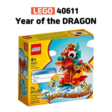 LEGO 40611 Year of Dragon - Lego Dragon themed Collectible LEGO Set ...