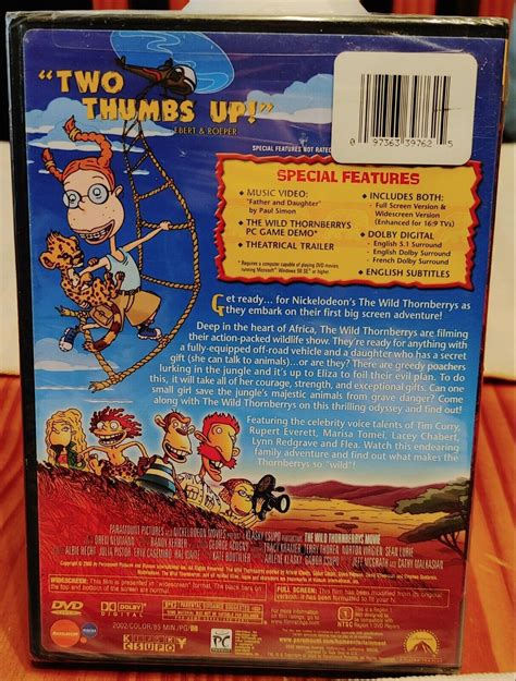 The Wild Thornberrys Movie DVD 2003 NEW SEALED 97363397625 EBay