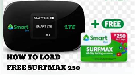 HOW TO LOAD SMARTBRO LTE POCKET WIFI FREE LOAD YouTube