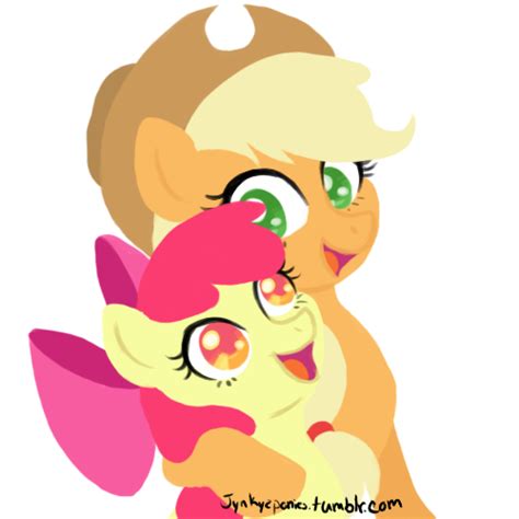 1515299 Safe Artistjynkyz Apple Bloom Applejack Earth Pony