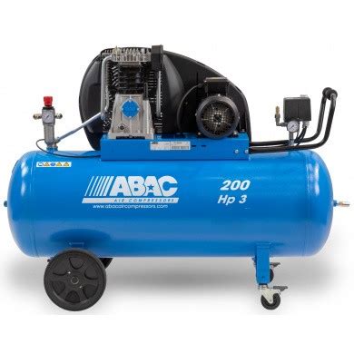 ABAC PRO A49B 200 CM3 Mobiele Compressor 200 Liter 11 Bar CROP