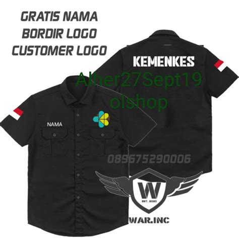 Jual Kemeja Kemenkes Baju Kemenkes Seragam Kemenkes Pakaian Dinas Kemenkes Pakaian Kerja