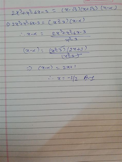 If The Two Zeroes Of The Polynomial X 4 3 X 3 20 X 2 6 X 36 Are ±√ 2 Find The