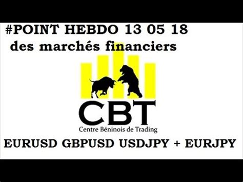 Point Hebdo Des March S Financiers Eurusd Gbpusd Usdjpy