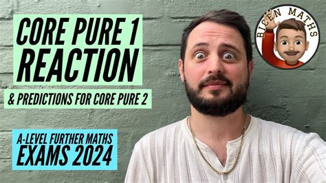 Core Pure Reaction Predictions For Cp A Level Further Maths Exams