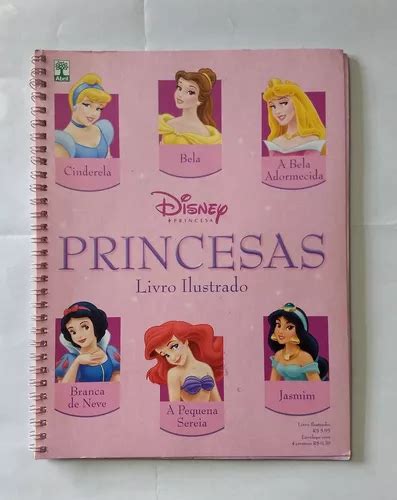 Lbum De Figurinhas Princesas Disney Completo Mercadolivre